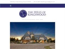 Tablet Screenshot of hillsofkingswood.com